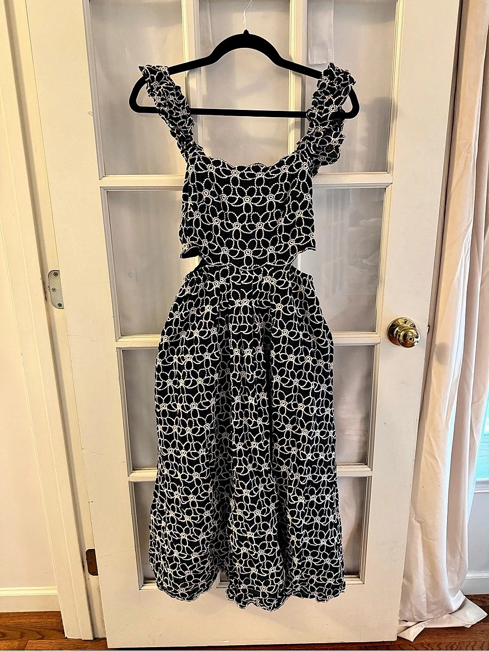 Sofie the Label Black & White Maxi Dress Size Small Like New